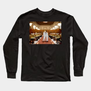 Ash and Eiji Library Wedding Long Sleeve T-Shirt